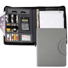 Carpeta Profesional A4 con Doble Cremallera y Compartimento para Tablet