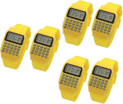Uonlytech: Reloj Calculadora Infantil - Set de 6 Piezas