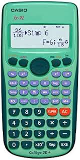 Calculadora Científica Casio FX-92 Especial Colegios