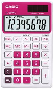 Calculadora Básica CASIO SL-300NC-RD
