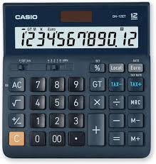 Calculadora de Escritorio Casio DH-12ET con Pantalla Extra