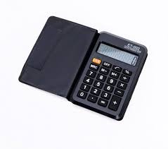 Calculadora Mini de Oficina 8 Piezas con Funda