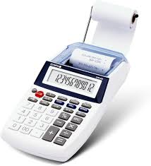 Calculadora de Escritorio Olympia con Rollo y Pantalla