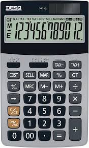 Calculadora de Mesa DESQ® Cost-Sell-MAR GT - Plateada