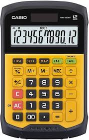 Calculadora Básica Casio WM-320MT 12 Dígitos Resistente