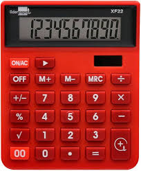 Calculadora Sobremesa XF22 Solar y Pilas 10 Dígitos