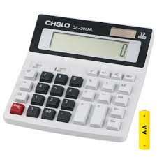 Calculadora Extragrande Bimormat con Pantalla LCD de 12