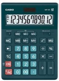 Calculadora Casio Verde Oscuro de Plástico