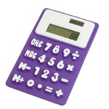 Calculadora Plegable de Silicona Magnética de 8 Dígitos