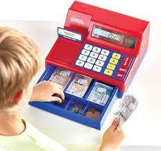 Caja Registradora Educativa con Dinero