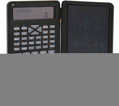 Calculadora Portátil con Bloc de Notas y Pantalla LCD