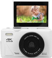 Cámara Digital Retro 4K: Fotografía y Video