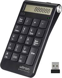 Teclado Numérico Ultron 364181 UN2 con Conexión USB 2.4 GHz