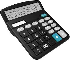 Calculadora de Oficina con Pantalla LCD Grande