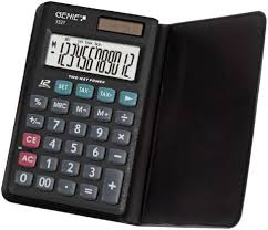 Genie 332T - Calculadora de Bolsillo con Tapa y Pantalla de 12 Dígitos