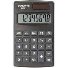 Calculadoras Básicas para Oficina y Papelería