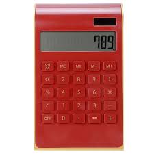 Calculadora Solar Ultrafina Doble Potencia