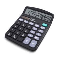 Calculadora Solar y de Pilas Grande de 14 Dígitos