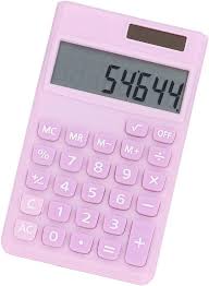Calculadora Pequeña de ABS 8 Bits - Púrpura Rosado