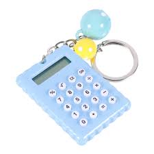 Calculadora de Bolsillo Amosfun - Set de 2 Llavero Mini