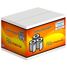 Rollo de Papel Offset para Calculadora y Registradora 74x65 (10 unidades)