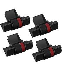 Rodillo de Tinta Negro Compatible Casio FR 2650 - vhbw 5x