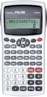 Calculadora Científica Milan 159110WBL con Pantalla LCD 2 líneas