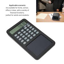 Calculadora LCD de 12 Dígitos con Bloc de Notas