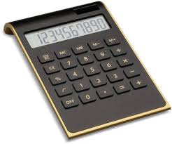 Calculadora de Escritorio Oro para Oficina