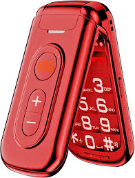 Teléfono Móvil Guwet para Mayores con Tapa y Dual SIM