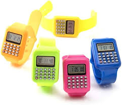 Relojes Calculadora: Lote de 10 en Colores Surtidos para Cumpleaños