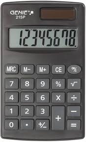 Calculadora de Bolsillo Genie 215 Dígitos