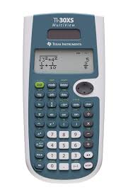 Calculadora Científica TI-30XS MultiView - Azul y Blanco