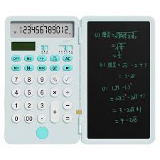 Juego de Calculadora y Tableta de Escritura