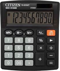 Calculadora Citizen SDC810 Verde 10 Dígitos - Oficina Azul Marino