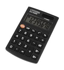 Calculadora de Bolsillo Citizen SLD-200NR Negra