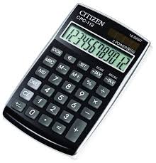 Calculadora Citizen CPC112 Negra