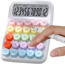Calculadora Escolar Linda de 12 Dígitos para Niñas