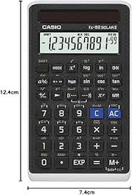 Calculadora Escolar Casio FX-82SOLARII Solar - 12 Dígitos