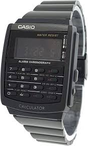 Reloj Calculadora Vintage Casio para Hombre - Negro
