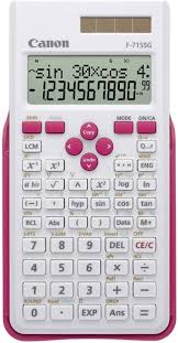 Calculadora Científica Canon F-715SG Rosa y Blanco