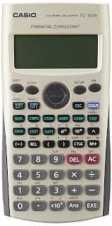 Calculadora Financiera Casio FC-100V: 4 Líneas y 10+2 Dígitos