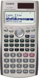 Calculadora Financiera Casio FC-200V