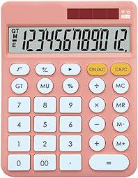 Calculadora Dulce: Portátil y Linda de 12 Dígitos