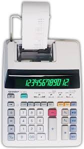 Calculadora de Bolsillo Sharp EL-1801V - Impresión y 12 Dígitos