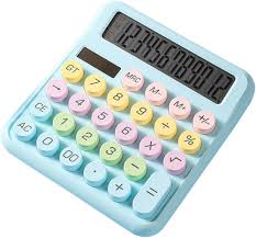 Calculadora Vintage de Oficina con Pantalla LCD Grande