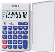 Calculadora Escolar Casio LC-401LV-WE Blanca