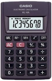 Calculadora Casio Unisex HL-4A