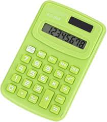 Mini Calculadora de Escritorio LCD 8 Dígitos