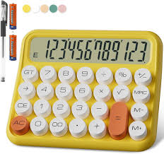 Calculadora Universitaria Grande 12 Dígitos con Pantalla Clara y Botones Amplios